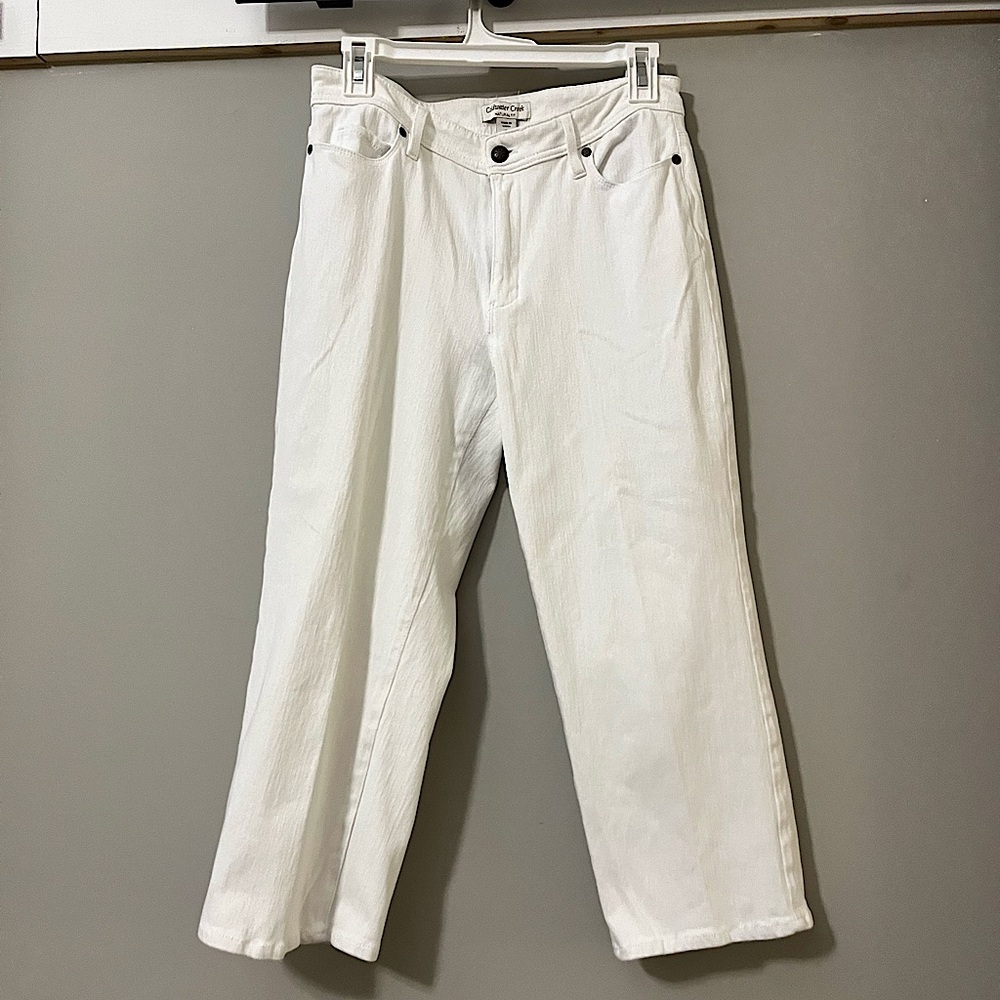 😎 Coldwater Creek Bright White Mid-Calf Pants – Your New Summer Staple! ✨